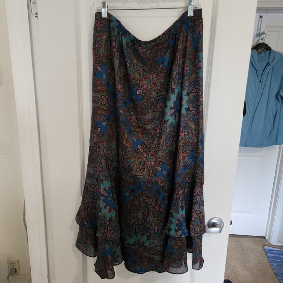 VINTAGE COLDWATER CREEK POLESTER 36" SKIRT - Picture 3 of 6